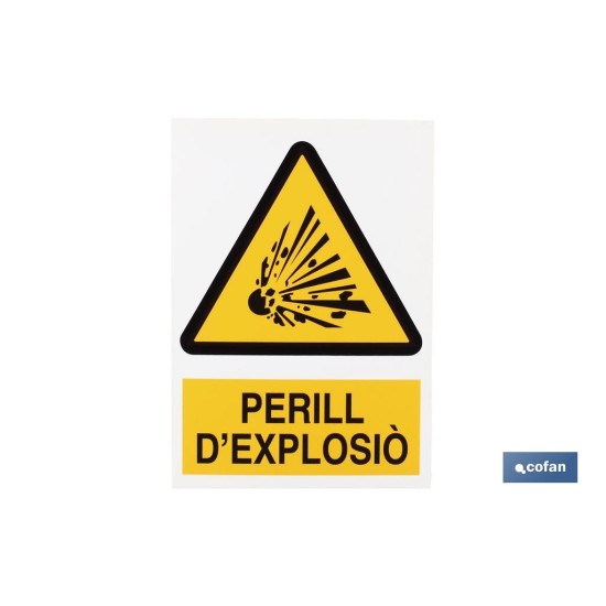 SEÑAL POLIESTIRENO 297X210 MM