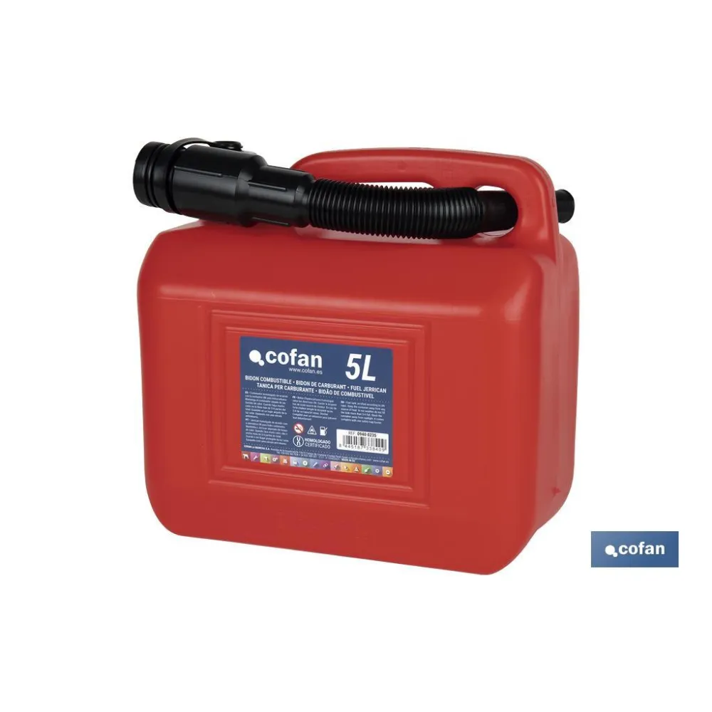 BIDÓN DE COMBUSTIBLE 5 L