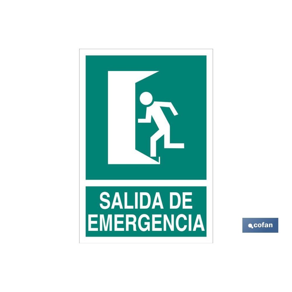 SEÑAL LUMINISCENTE 420X297MM.