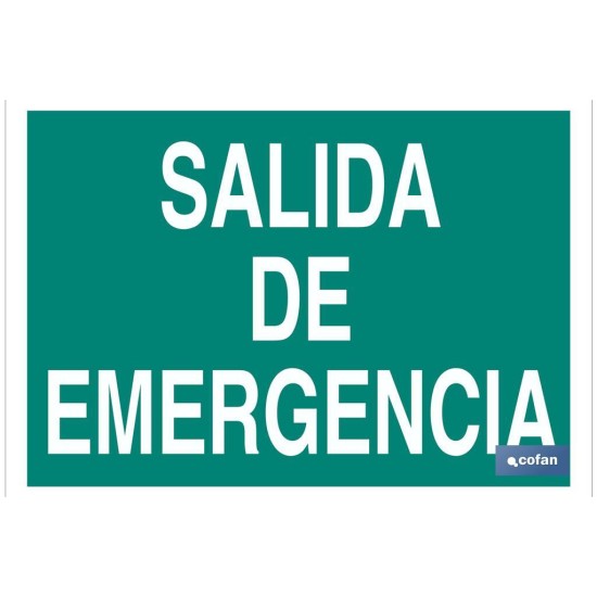 SEÑAL LUMINISCENTE 297X210MM.