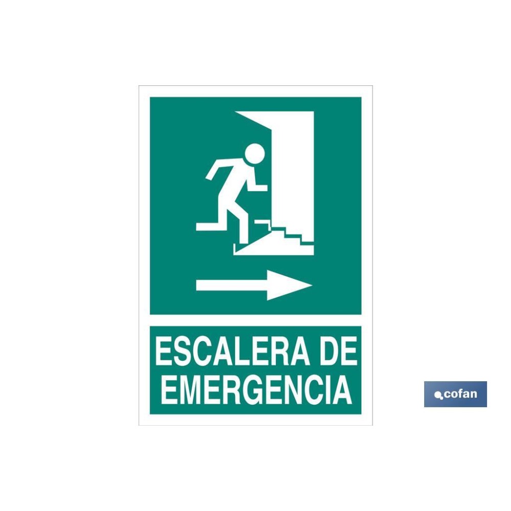 SEÑAL LUMINISCENTE 297X210MM.
