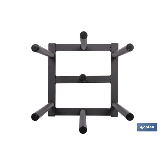 EXPOSITOR VERTICAL PARA HULES 7 ROLLOS