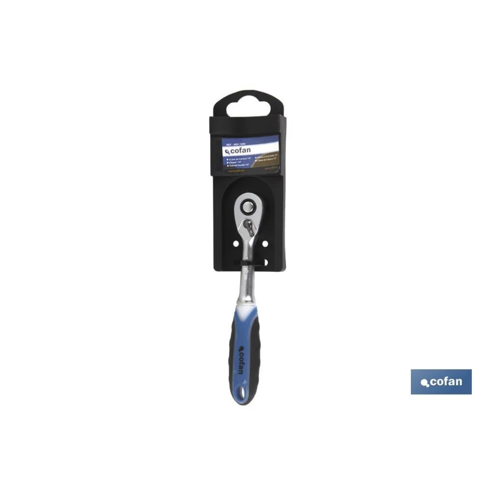 LLAVE DE CARRACA REVERSIBLE 1/4