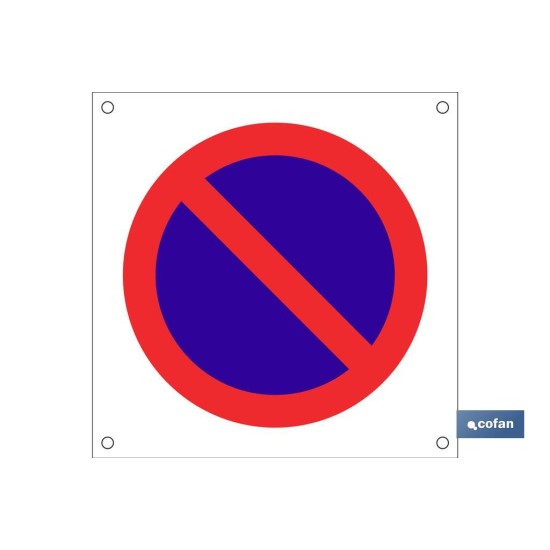 SEÑAL POLIPROPILENO CELULAR 600X600MM