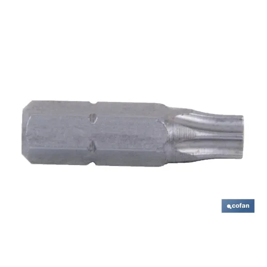PUNTA DESTORNILL. TORX T-25, INVIOLABLE