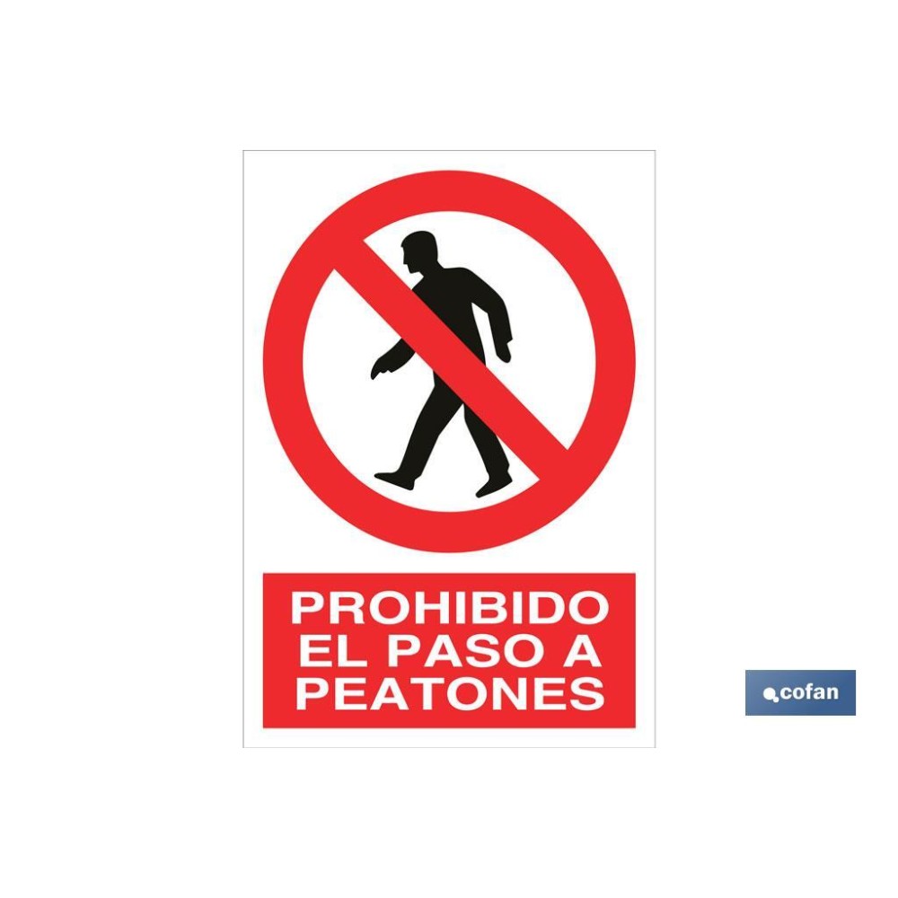 SEÑAL POLIESTIRENO 210X148MM