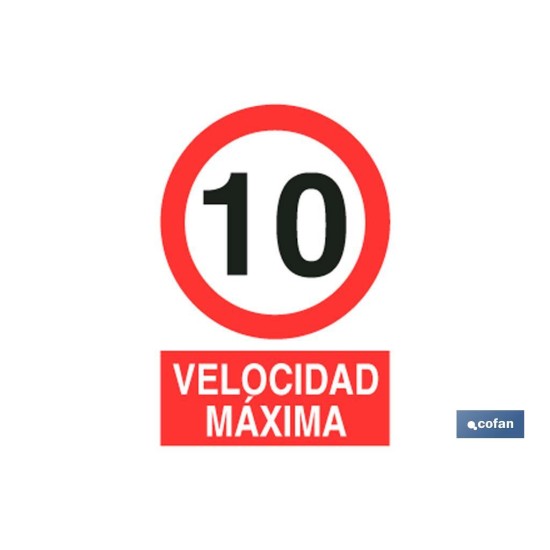 SEÑAL POLIESTIRENO 210X148MM.