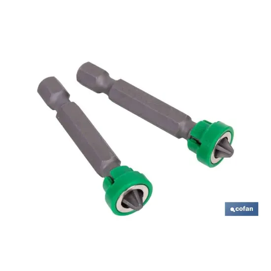 SET 2 PUNTAS 1/4 C/MAGNETISMO PH-2