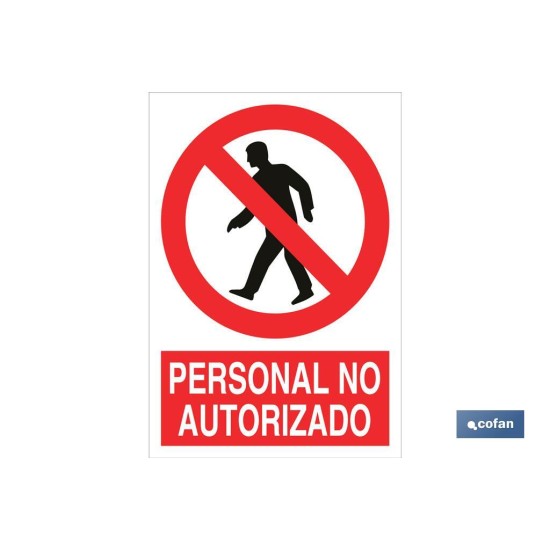 SEÑAL POLIESTIRENO  210X148MM.