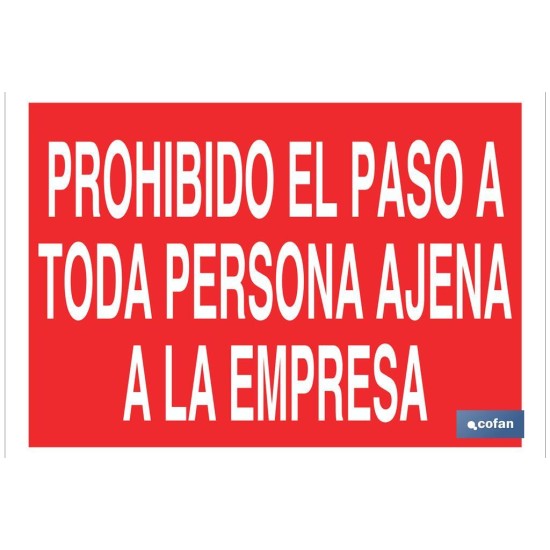 SEÑAL POLIESTIRENO 420X297MM