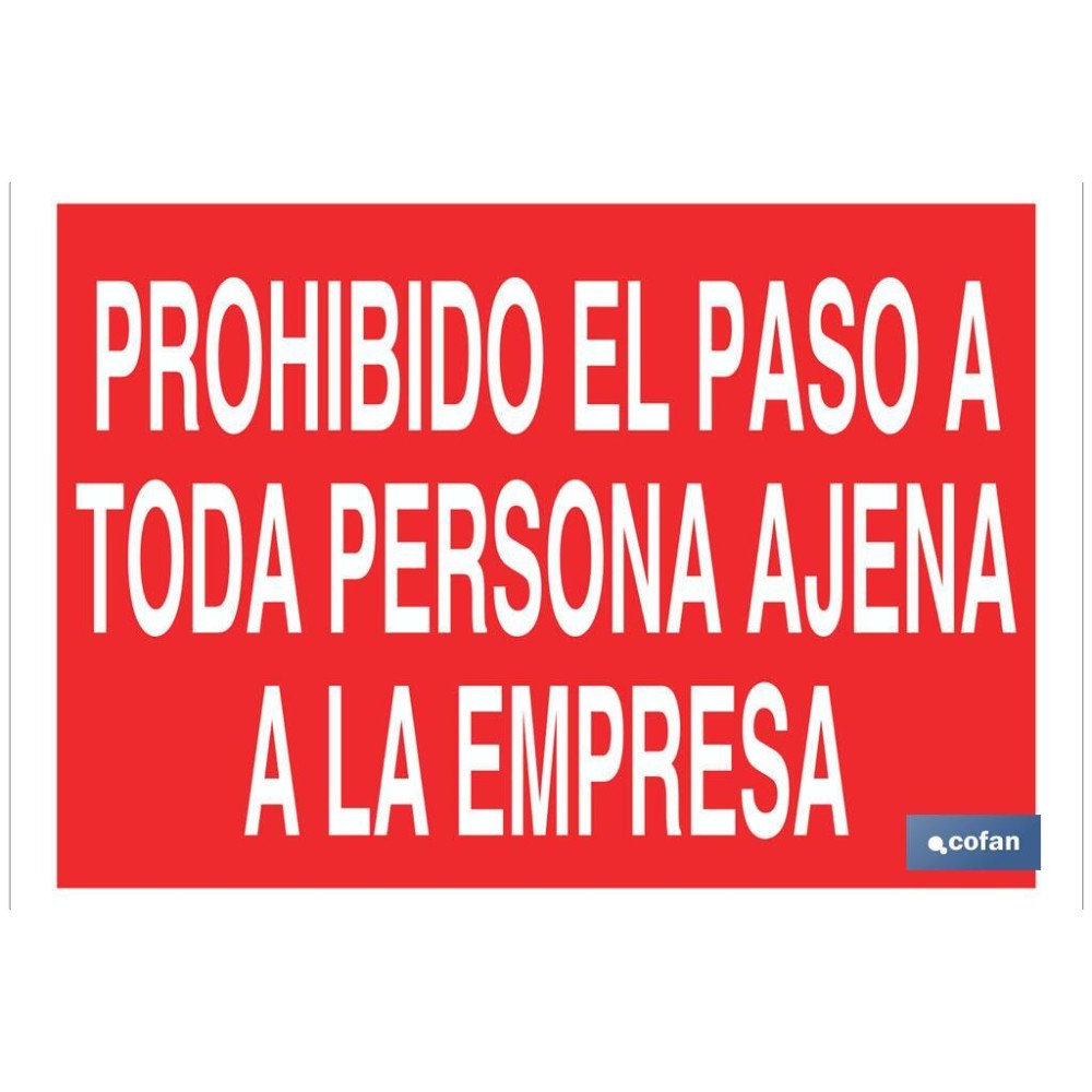 SEÑAL POLIESTIRENO 420X297MM