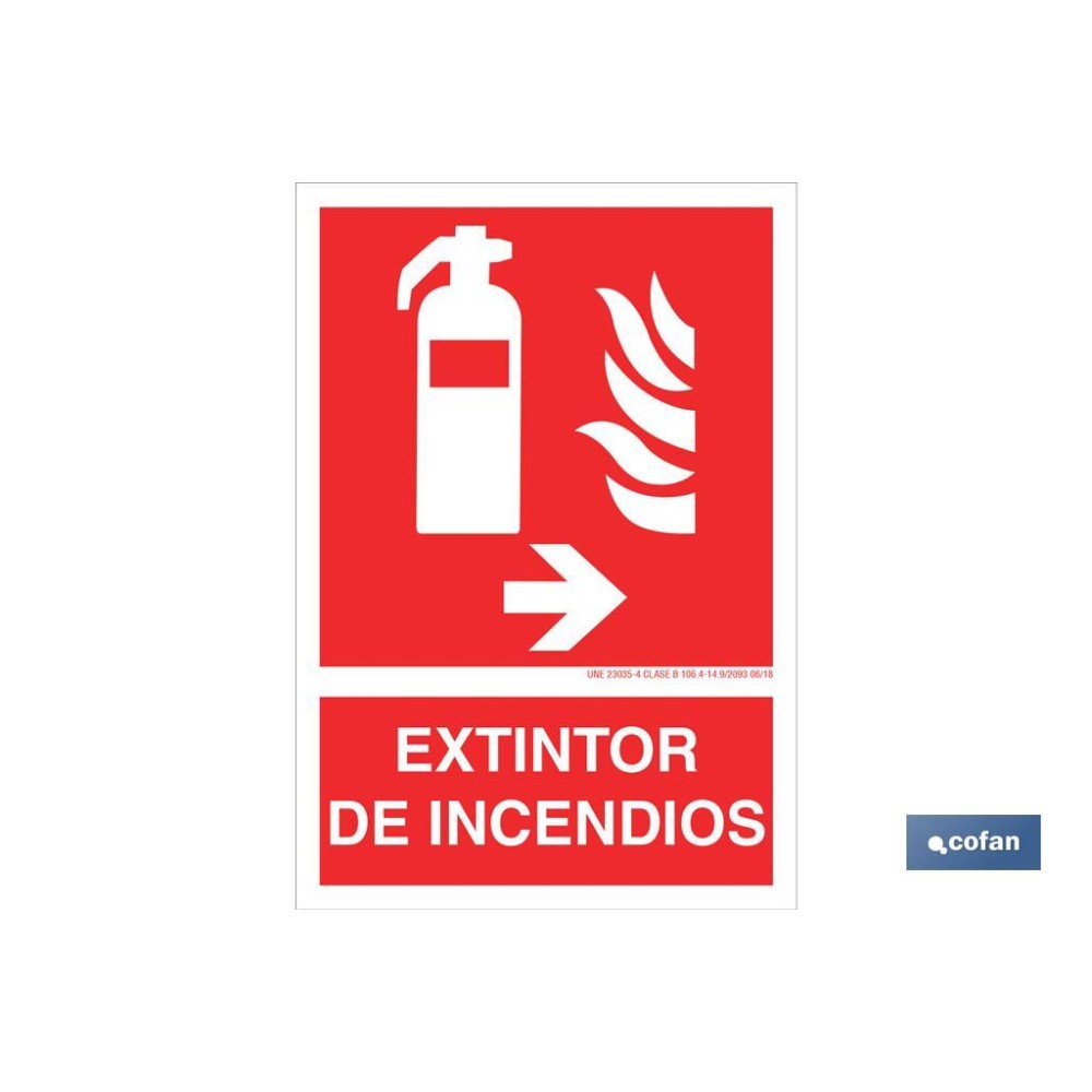 SEÑAL LUMINISCENTE 420X297MM.