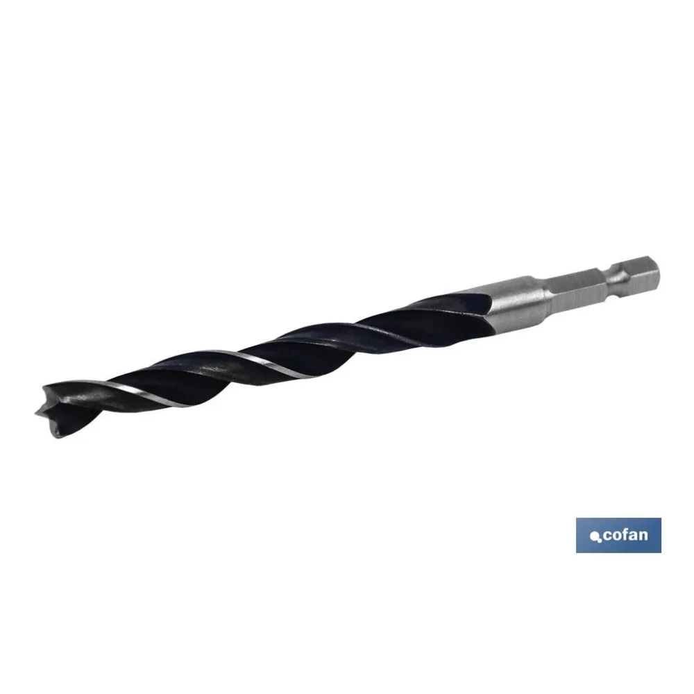 BROCA PARA MADERA MANGO HEX. 1/4 8 MM