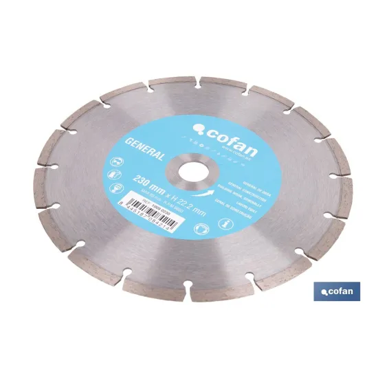 DISCO DIAM. UNIVERSAL BASICO 230 MM.