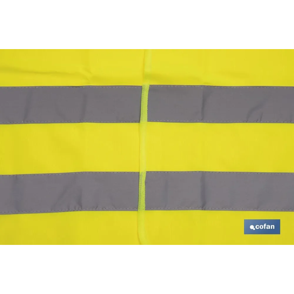 CHALECO AMARILLO REFLECTANTE P/NIÑOS