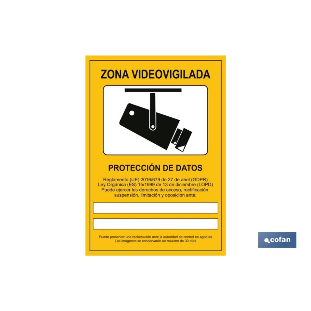 SEÑAL ADHESIVA 210X148MM.