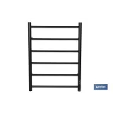 TOALLERO ELÉCTRICO NEGRO 80 W 68 X 53 X 10.5 CM IP44