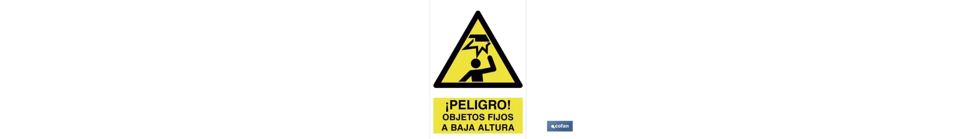 ¡Peligro! objetos fijos a baja altura