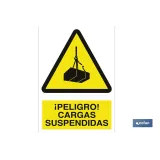 ¡Peligro! cargas suspendidas