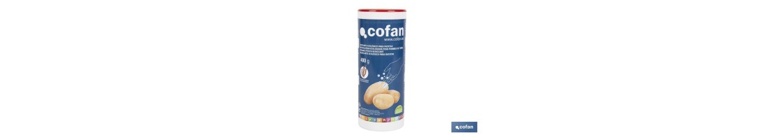 Desecante ecológico para patatas | Antigerminativo de algas marinas | Libre de biocidas | Peso: 400 g