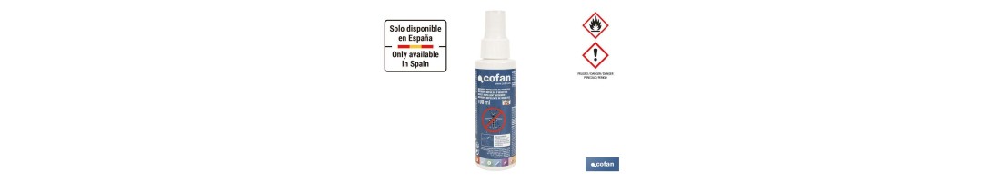 Repelente de insectos | Protección duradera contra mosquitos y garrapatas | Uso seguro para toda la familia | Capacidad: 100 ml