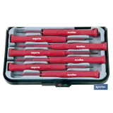 Set de Destornilladores de Alta Precisión Aislados | 7 piezas | Modelos Plano y Phillips