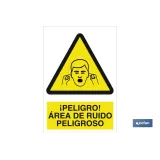 ¡Peligro! área de ruido peligroso