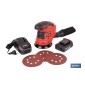 Lijadora orbital a batería | Velocidad de 10.000 rpm | Almohadilla de Ø125 mm con sistema de fijación por velcro | Disponible c