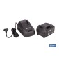 Pack de cargador 20 V 4.5 A + Batería 20 V 4.0 Ah Li-Ion | Compatible con sistema 1 for All | Protección contra sobrecarga y la