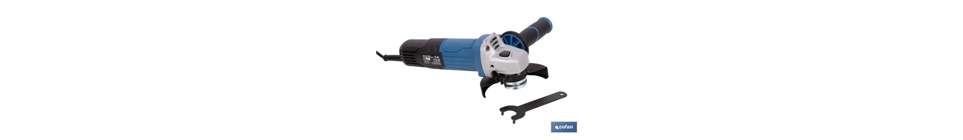 Amoladora angular eléctrica 750 W Ø115 mm 11000 rpm | Mango auxiliar con 2 posiciones y sistema antivibración | Ligera, potente