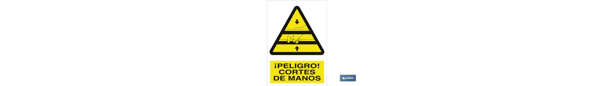 ¡Peligro! cortes de manos