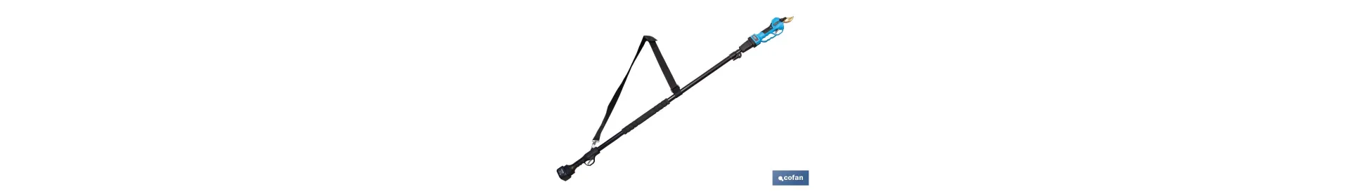 Set de Tijeras de Podar Eléctricas 25 V con Pértiga Extensible