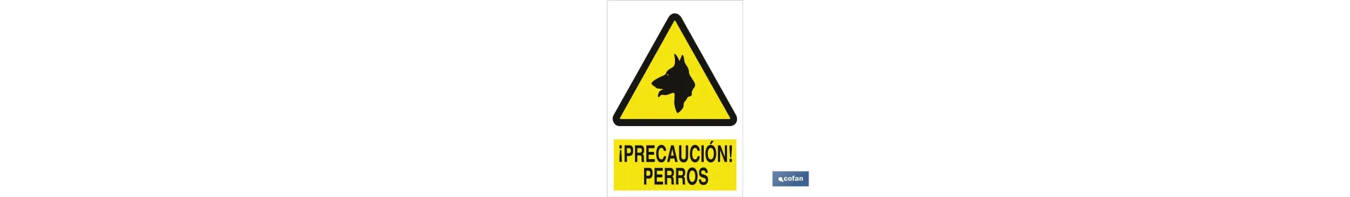 ¡Precaución! perros