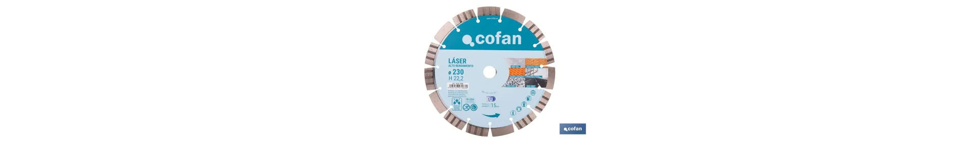 Disco de Diamante de Alto Rendimiento Ø230 Mm | Corte en Seco en
