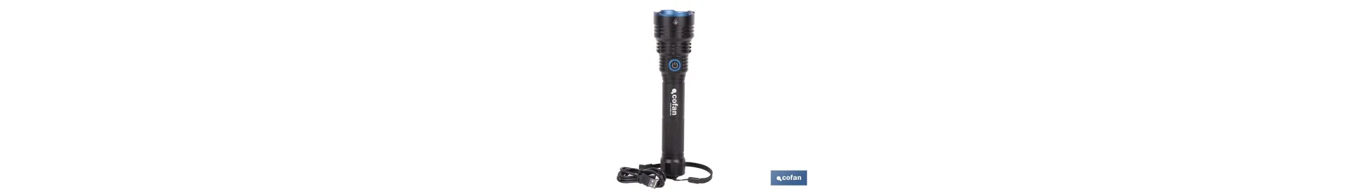 Comprar Linterna Led de Alta Potencia | Recargable con 6 Modos de Luz