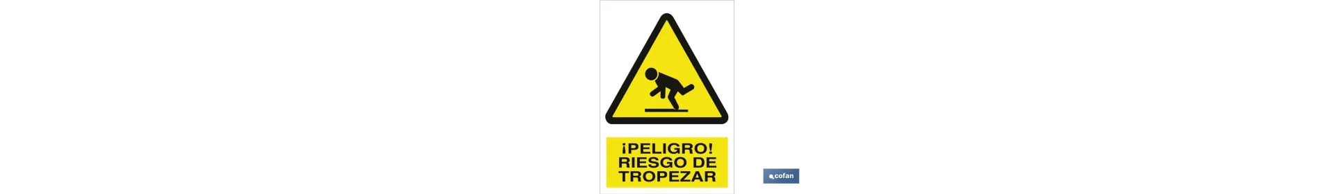 ¡Peligro! riesgo de tropezar
