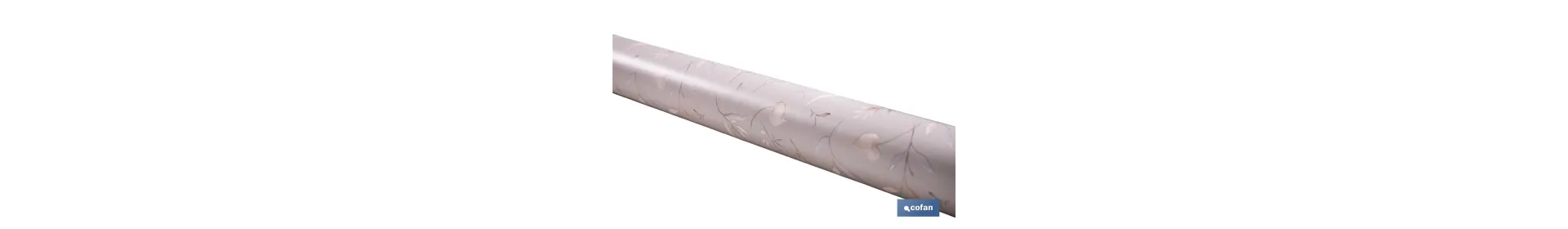 Rollo de Hule Estampado Botánico con Ramas Doradas | Materiales