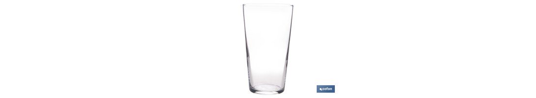 Pack de 6 vasos de combinado | Material: vidrio transparente | Capacidad: 47 cl | Calidad profesional | Ideales para cubatas, a