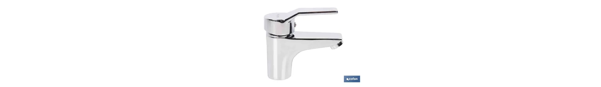 Grifo Monomando para Lavabo con Acabado Cromado | Incluye Soporte de