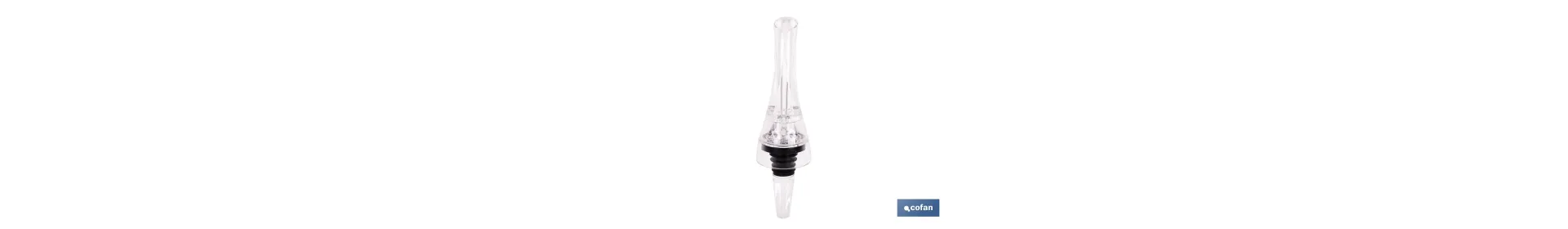 Aireador de vino de ABS y silicona | Decantador de vino transparente | Oxigena y potencia aromas en segundos