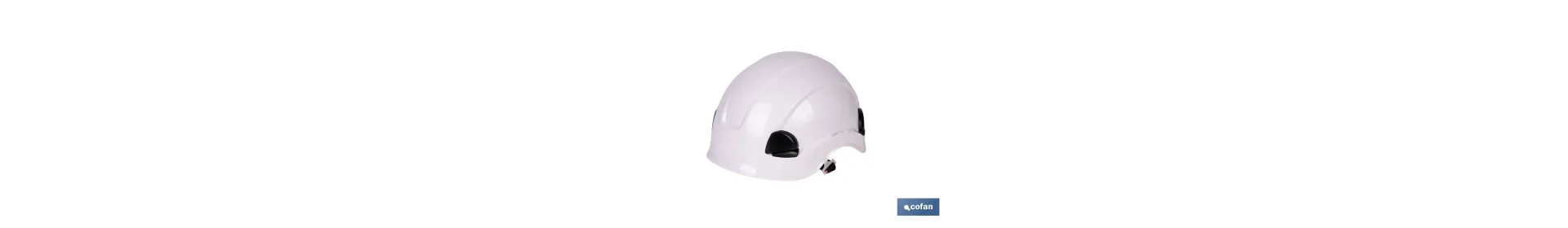 Casco de seguridad industrial con regulador y barbuquejo para trabajos verticales y obra | Disponible en 2 colores