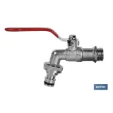 Grifo con maneta | Diferentes medidas | Adecuado para manguera | PN: 25 bar