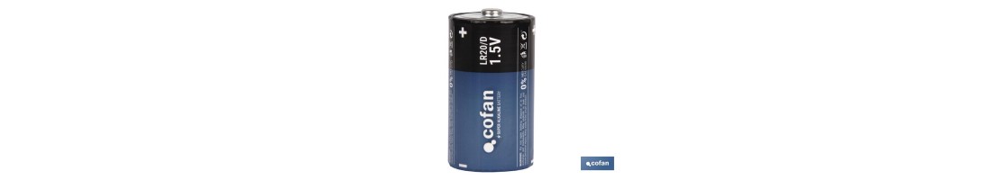 Pilas Alcalinas - LR20 D/1,5V