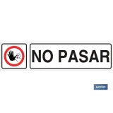 No pasar