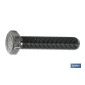 Tornillo con cabeza hexagonal SAE DIN-933 | Rosca total | Clase 8.8 negro | Medidas desde 1/4 hasta 1