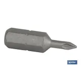 Puntas Pozidrive de atornillar en 1/4\\\" | Con huellas desde PZ 0, PZ 1, PZ 2 y PZ 3 | Versiones de 25 y 50 mm de longitud