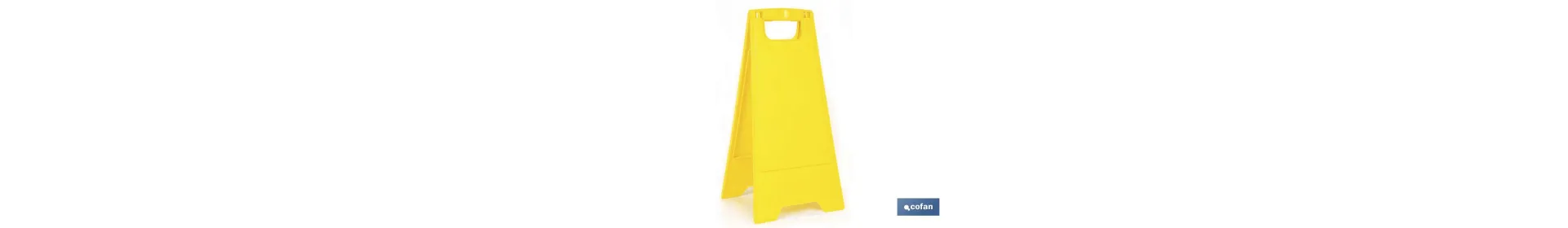 Caballete sin texto | Hueco para personalizar | 62 x 30 cm