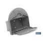 Soporte de pared para manguera con cajón | Soporte para mangueras de riego | Práctico y versátil para el jardín