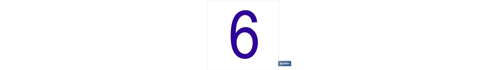6 Número en glasspack