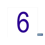 6 Número en glasspack